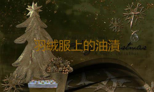羽絨服上的油漬