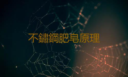 不鏽鋼肥皂原理